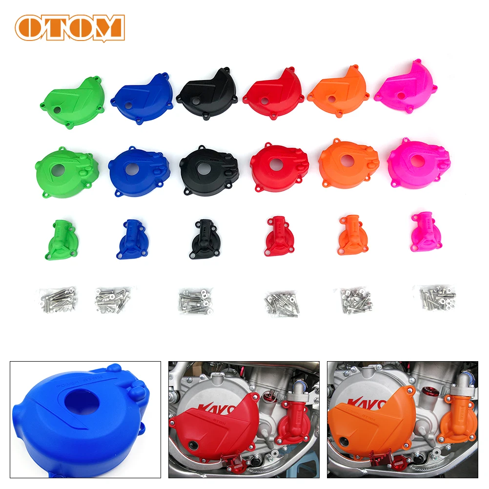 

OTOM Motorcycle Engine Clutch Water Pump Magneto Protective Cover For ZONGSHEN NC250 4 Valves AVANTIS ENDURO MOTOLAND BRZ MOTAX