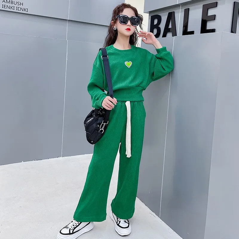 2022 Spring Teenage Clothes Children Girls Sport Sweatshirt Pants 2pcs/sets Children Active Clothing Kids Tracksuit 4 6 8 10 12Y
2022 Spring Teenage Clothes Children Girls Sport Sweatshirt Pants 2pcs/sets Children Active Clothing Kids Tracksuit 4 6 8 10 12Y