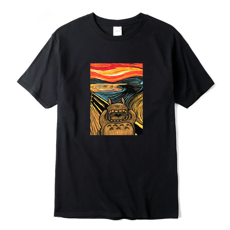 2023 Fashion Men's Solid Color Anime T-shirt Print Loose O-neck Men T-shirt Short Sleeve T-shirt Male Tee Tops
2023 Fashion Men's Solid Color Anime T-shirt Print Loose O-neck Men T-shirt Short Sleeve T-shirt Male Tee Tops