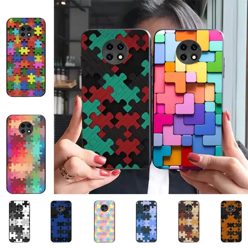 

MaiYaCa Puzzle black Phone Case for Samsung S20 lite S21 S10 S9 plus for Redmi Note8 9pro for Huawei Y6 cover