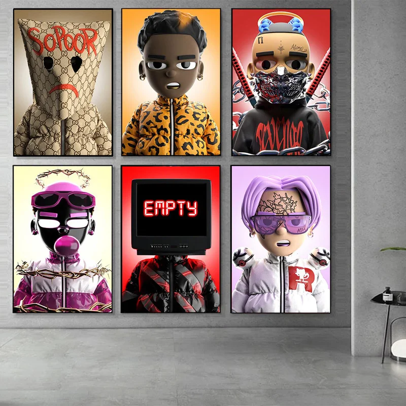 Wall Art Hip Hop Fashion Decor Painting Canvas Painting Abstract Canvas Painting Posters and Prints Living Room Home Decor
Wall Art Hip Hop Fashion Decor Painting Canvas Painting Abstract Canvas Painting Posters and Prints Living Room Home Decor