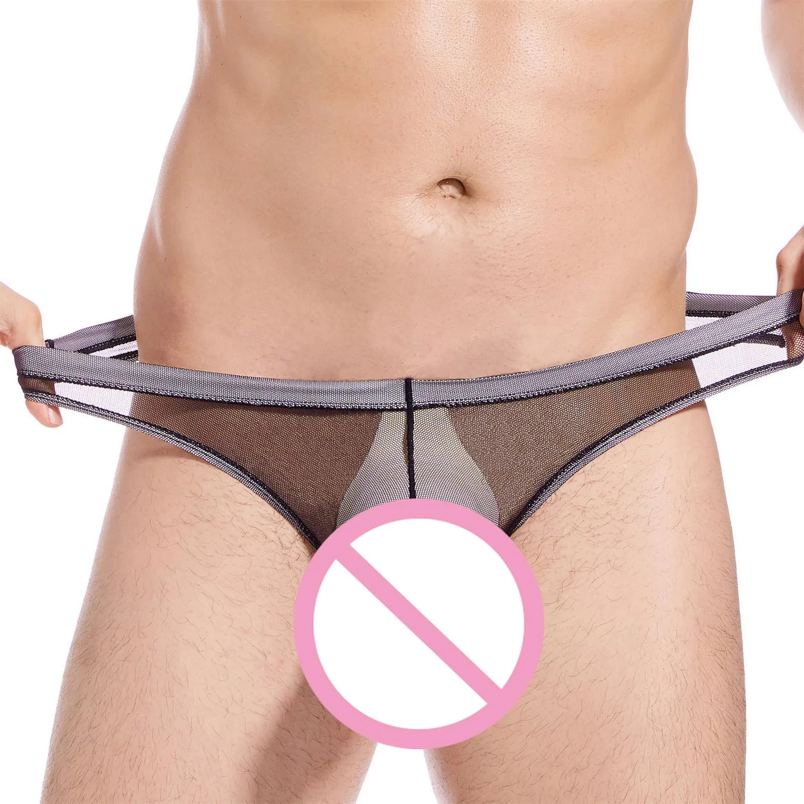 CLEVER-MENMODE Men Sexy Mesh T-Back Underwear Elephant Nose Pouch Thong G String Transparent Underpants hombre Erotic Lingerie 
CLEVER-MENMODE Men Sexy Mesh T-Back Underwear Elephant Nose Pouch Thong G String Transparent Underpants hombre Erotic Lingerie