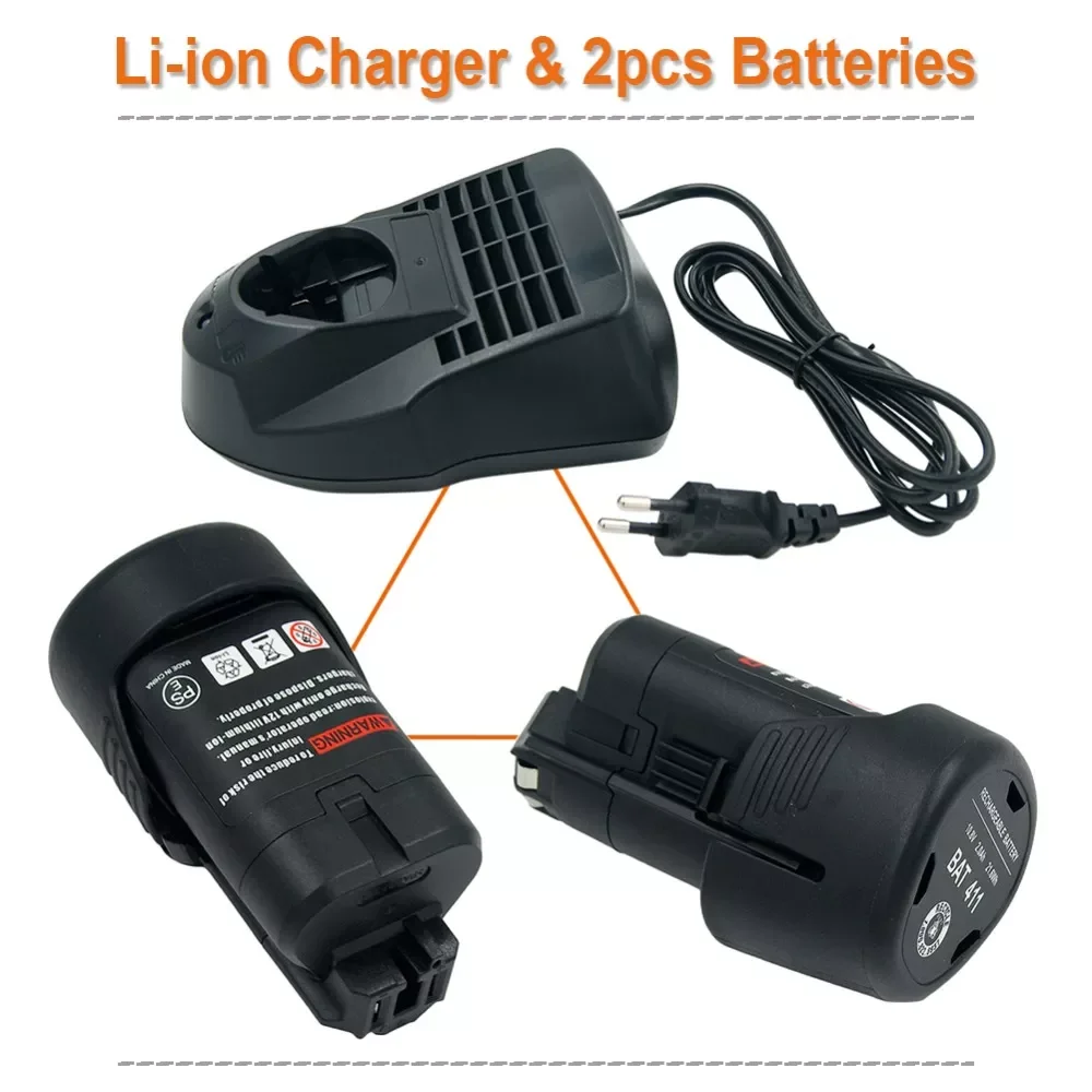 AL1115CV Bosch Replacement Charge + 2PCS 10.8V 2.0Ah Li-ion Power Tools Battery For Bosch BAT411 2 607 336 013, 2 607 336 014,
AL1115CV Bosch Replacement Charge + 2PCS 10.8V 2.0Ah Li-ion Power Tools Battery For Bosch BAT411 2 607 336 013, 2 607 336 014,