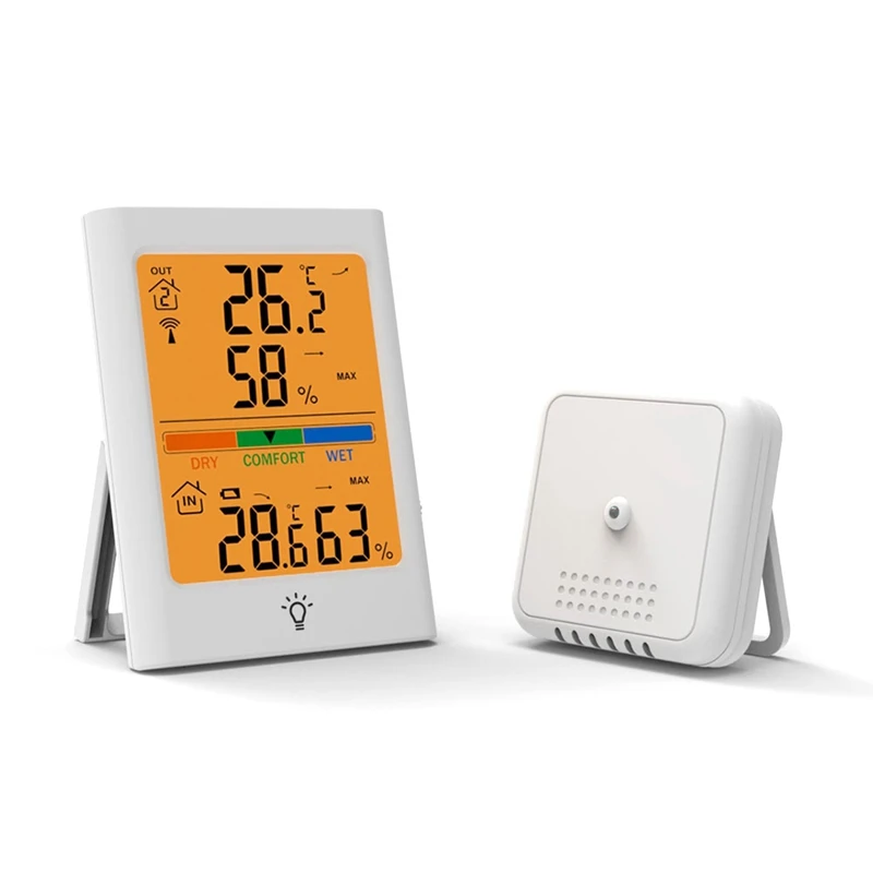 Indoor And Outdoor Digital Thermometer Hygrometer Weather Station Weather Forecast Temperature And Humidity Meter
Indoor And Outdoor Digital Thermometer Hygrometer Weather Station Weather Forecast Temperature And Humidity Meter