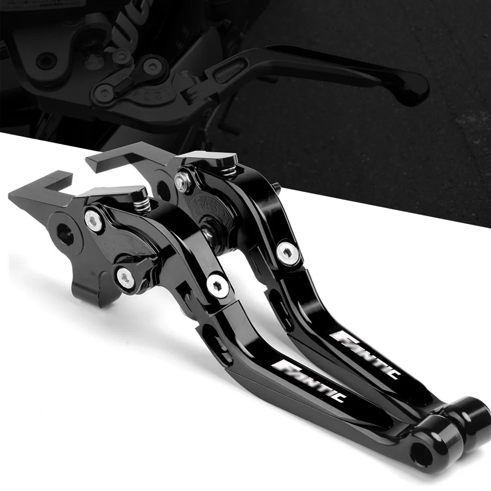 Для FANTIC CABALLERO FLAT TRACK 125 250 500 RALLY/SCRAMBLER CNC регулируемые выдвижные складные рычаги