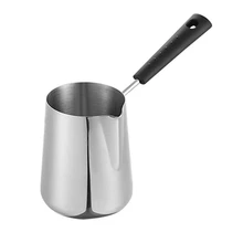 2 Pcs 350Ml Milk Butter Warmer Pot, Turkish Coffee Pot, Stainless Steel Stovetop Melting Pot With Spout For Tea,Heating