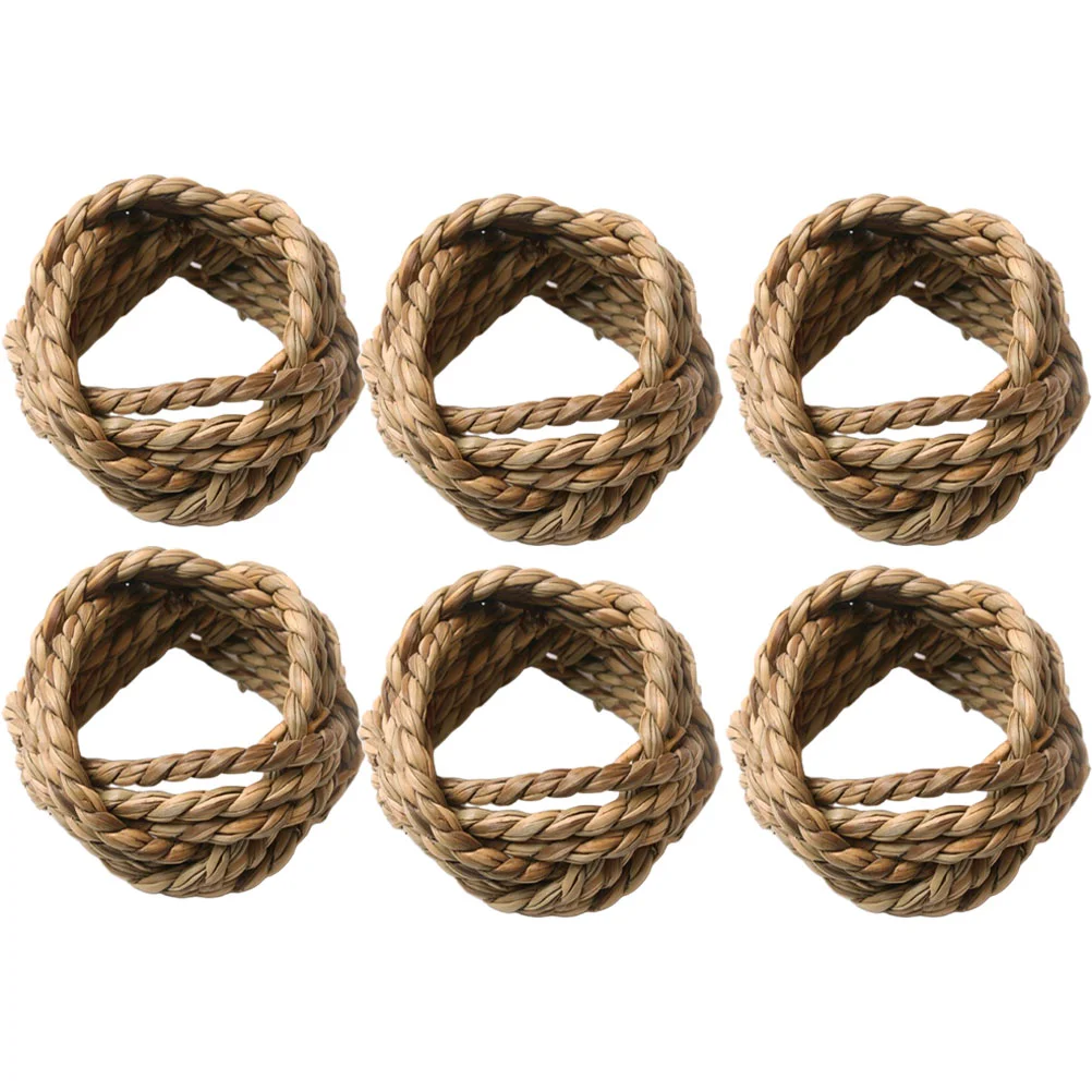 6 Pcs Dining Table Decor Serviette Holder Napkin Bands Room Napkins Holders Adorno Para Mesa Vintage Buckle Woven Rings
6 Pcs Dining Table Decor Serviette Holder Napkin Bands Room Napkins Holders Adorno Para Mesa Vintage Buckle Woven Rings
