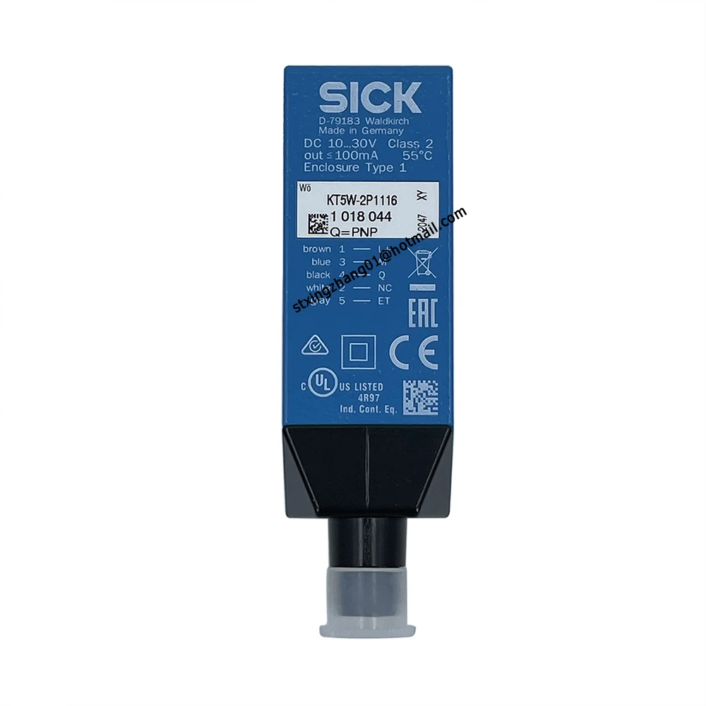 Germany SICK Sensor Contrast Sensors KT5W-2P1116 Photoelectric Sensors With Cable
Germany SICK Sensor Contrast Sensors KT5W-2P1116 Photoelectric Sensors With Cable