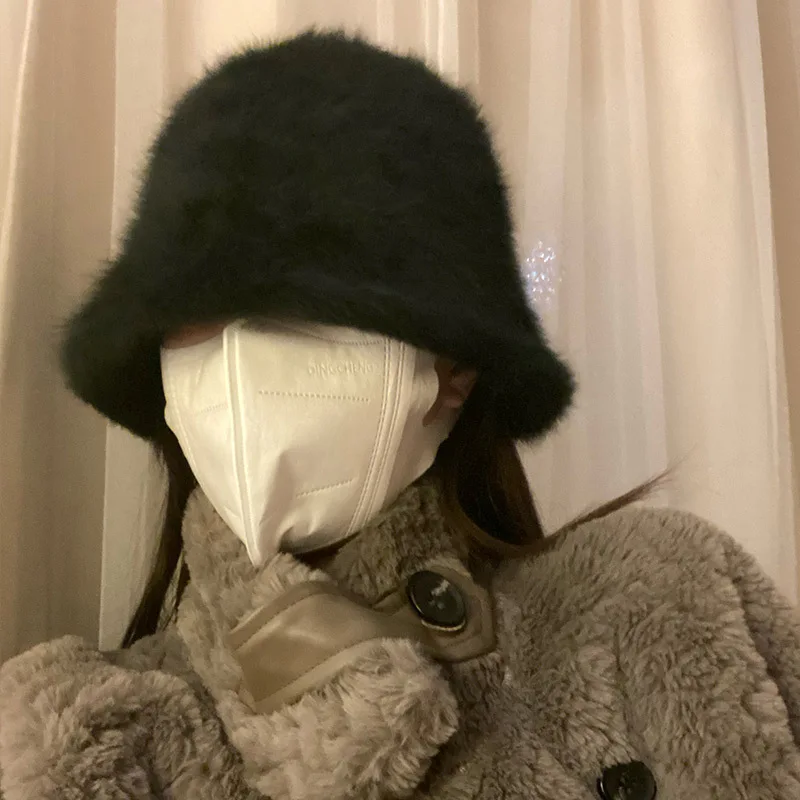Warm Thick Hat Plush Bucket Hat Women Winter Fisherman Hat Fashion Cute Hats Solid Casual Bonnets Trendy Rabbit Fur Beanies
Warm Thick Hat Plush Bucket Hat Women Winter Fisherman Hat Fashion Cute Hats Solid Casual Bonnets Trendy Rabbit Fur Beanies