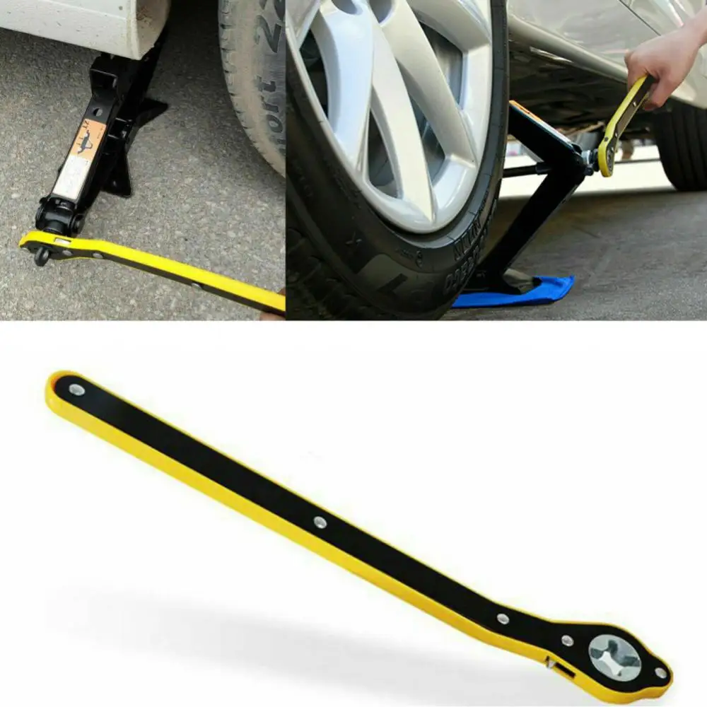 

Автомобильный экономящий домкрат, храповой ключ, ножничный домкрат, гаражный гаечный ключ для колес, ручка, экономичный инструмент для ремонта автомобиля