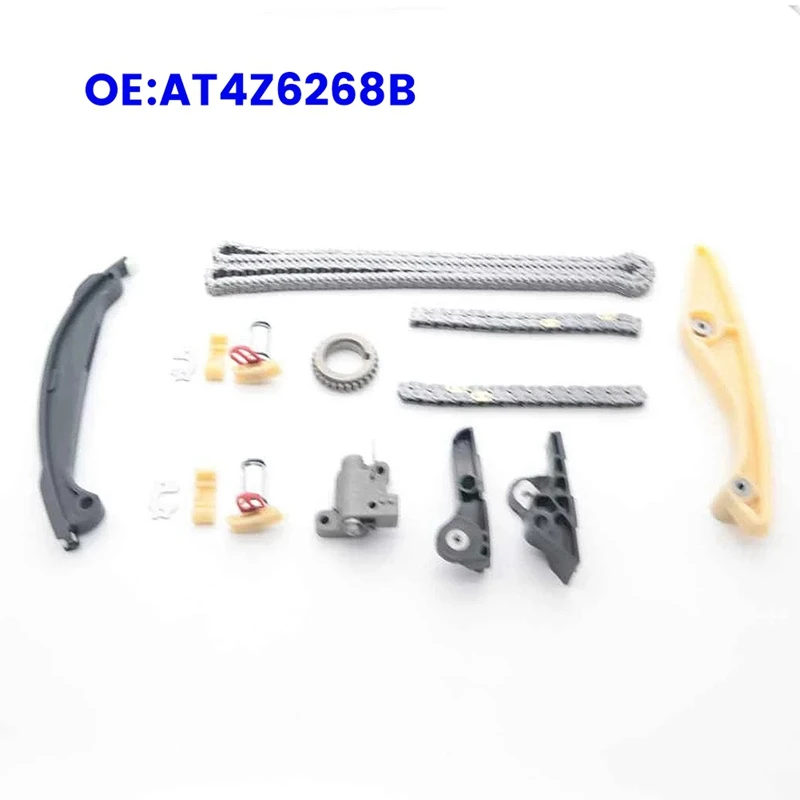 AT4Z6268B комплект для ремонта цепи ГРМ для Ford Explorer F150 3.5L 3.7L Mustang, натяжитель цепи ГРМ, звездочки, руководство по синхронизации