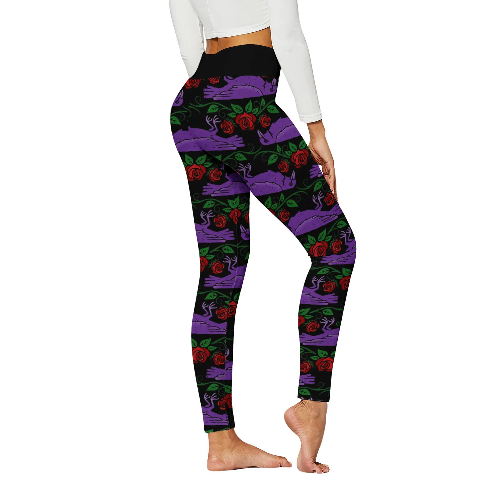 Womens Yoga Work Pants with Pockets Women Halloween Print For Yoga Running Day Control Workout Pants Pilates Wedgie Yoga Pants 
Womens Yoga Work Pants with Pockets Women Halloween Print For Yoga Running Day Control Workout Pants Pilates Wedgie Yoga Pants