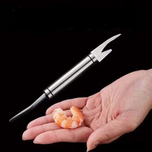 304 Stainless Steel Shrimp Opener Shrimp Line Remover Fish Scale Peeler Cleanning Tool Kitchen Gadgets Prawn Deveiners Knife