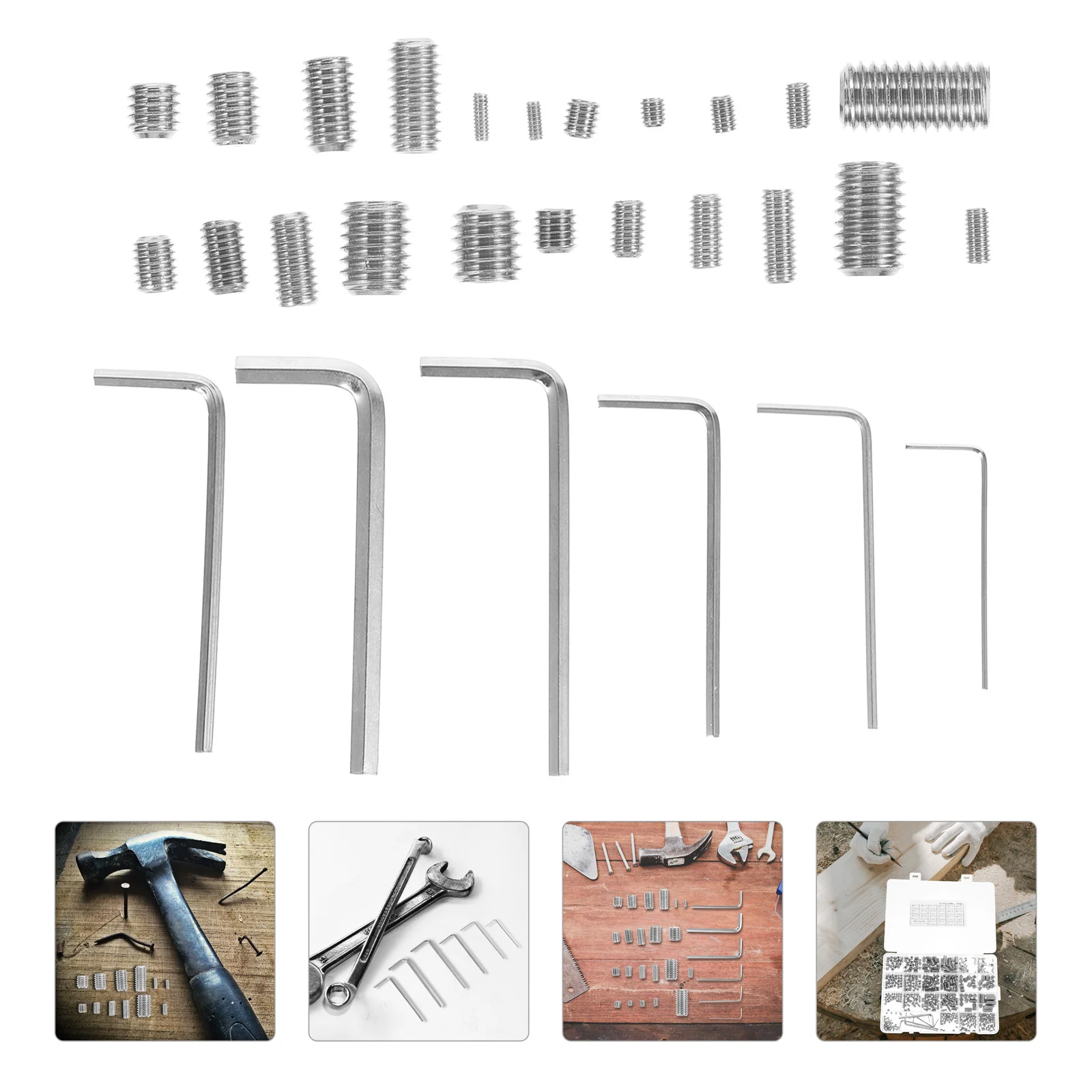 1 Set Assortment Set Screw Small Screw Socket Grub Screw Hex Screw Replacement
1 Set Assortment Set Screw Small Screw Socket Grub Screw Hex Screw Replacement