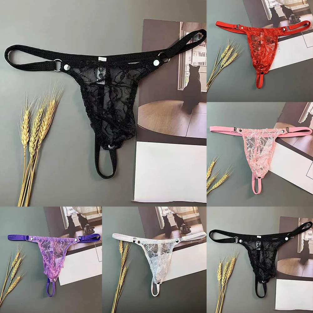 Hot Sale Lace Thong Mens Sexy Underwear Gay Jockstrap Erotic Seamless Lingerie See Through G-String Jock Straps Mens Underwear
Hot Sale Lace Thong Mens Sexy Underwear Gay Jockstrap Erotic Seamless Lingerie See Through G-String Jock Straps Mens Underwear