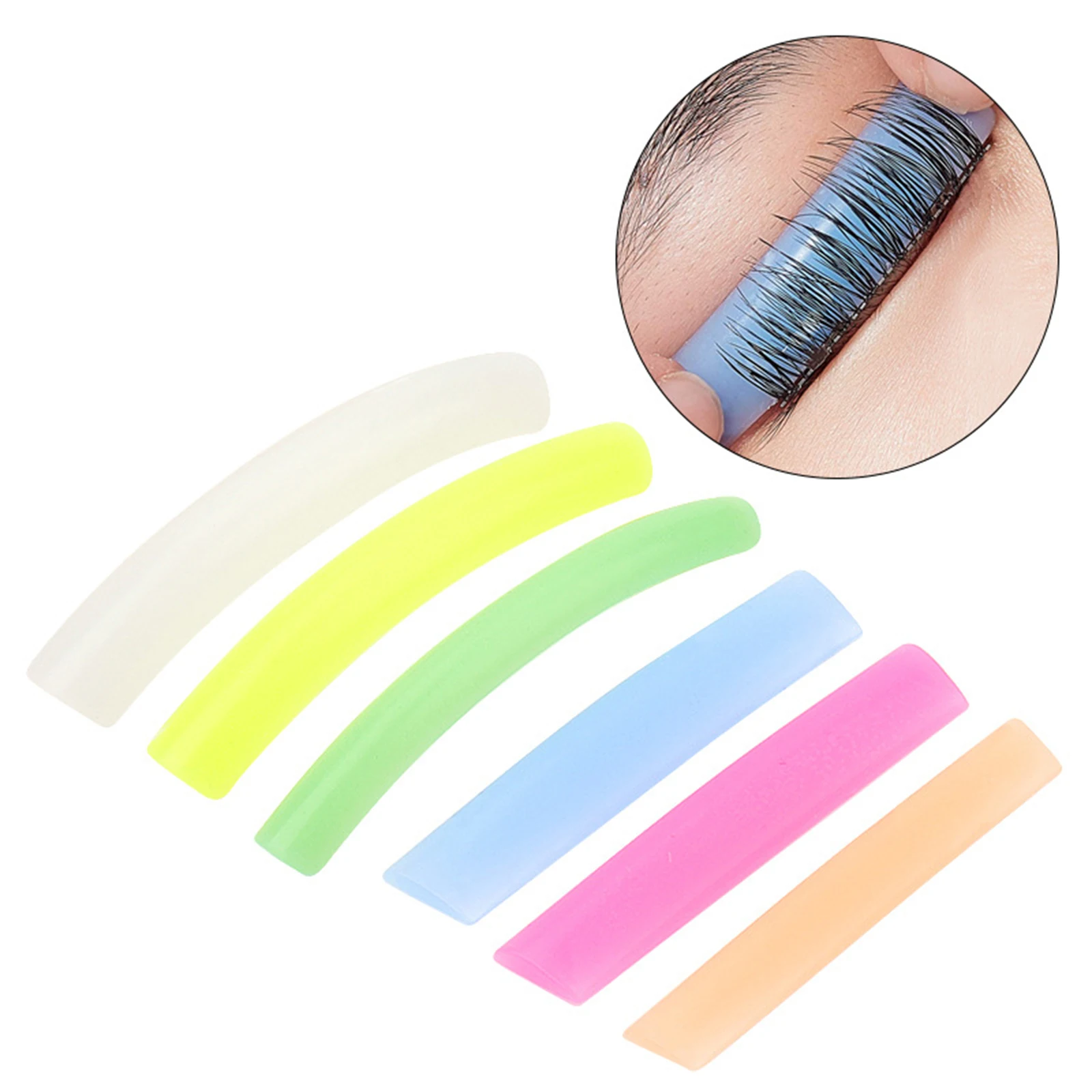 6 Pairs New Silicone Durable Eyelash Permanent Perm Curler Curling Root Lifting False Fake Eyelash Shield Pad Makeup Patches 
6 Pairs New Silicone Durable Eyelash Permanent Perm Curler Curling Root Lifting False Fake Eyelash Shield Pad Makeup Patches