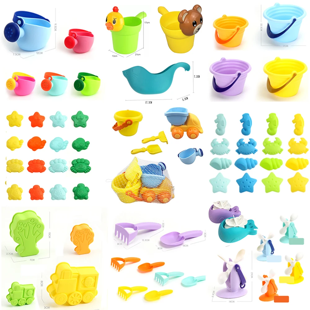 1 Set Summer Kids Soft Plastic Beach Toys Play Water Sand Box Kit Baby Interactive Beach Bucket Play Sand Water Play Cart Toys
1 Set Summer Kids Soft Plastic Beach Toys Play Water Sand Box Kit Baby Interactive Beach Bucket Play Sand Water Play Cart Toys