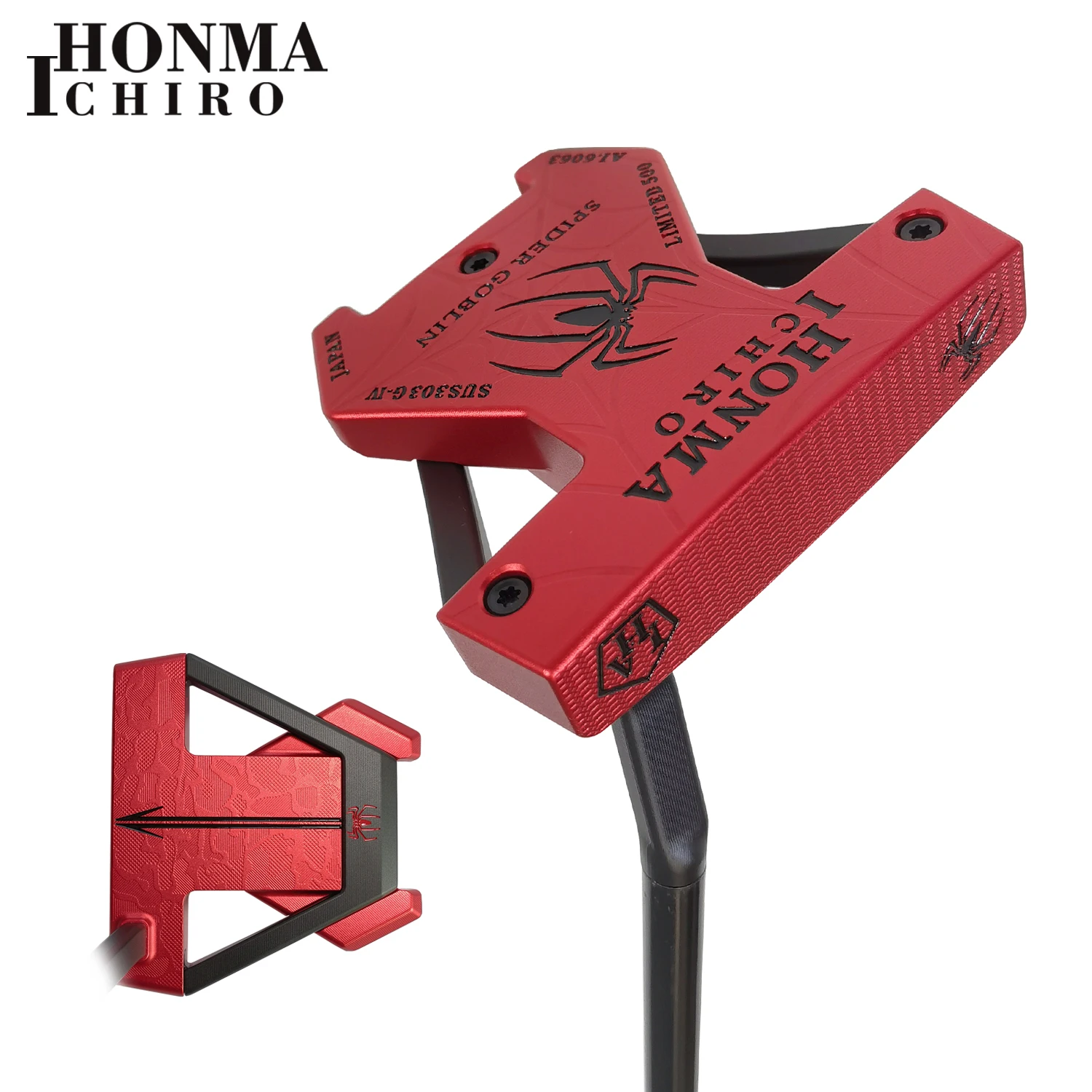 

ICHIRO HONMA Golf Clubs Limited Edition Spider Series G-IV Stable Big Head High Fault Tolerance Putters 33/34/35inch with Shaft