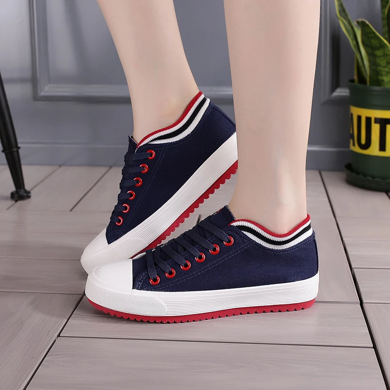 Women's Sneakers Flat Canvas Shoe White Woman Trainers Women Vulcanized Girls Running Non-leather Casual Shoes Basket
Women's Sneakers Flat Canvas Shoe White Woman Trainers Women Vulcanized Girls Running Non-leather Casual Shoes Basket