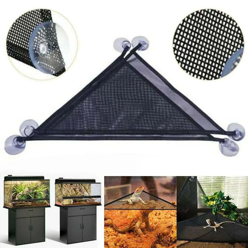 Сетчатый гамак для рептилий 2 шт., подвесная кровать для игр, качели с медвежьими драконами, Geckos Lguanas, сетка для восхождения с присоской 
Сетчатый гамак для рептилий 2 шт., подвесная кровать для игр, качели с медвежьими драконами, Geckos Lguanas, сетка для восхождения с присоской