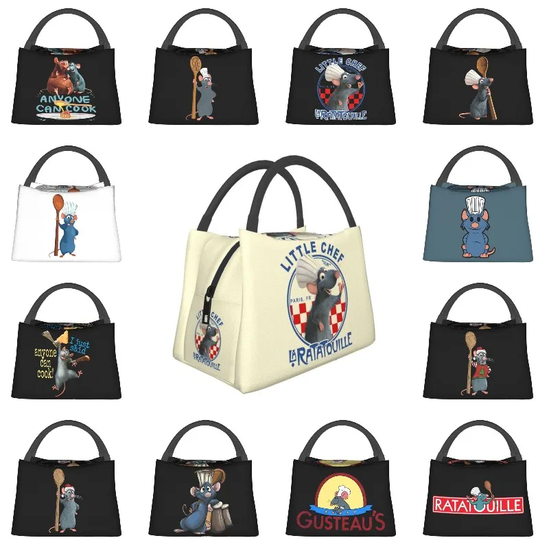 Remy Ratatouille Insulated Lunch Bags for Women Resuable Thermal Cooler Bento Box Hospital Office 
Remy Ratatouille Insulated Lunch Bags for Women Resuable Thermal Cooler Bento Box Hospital Office