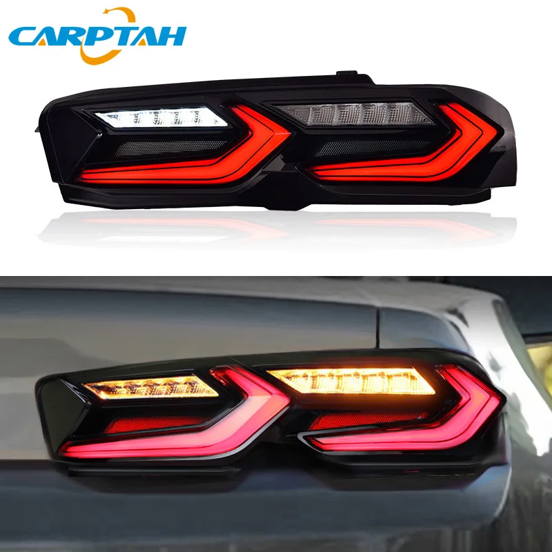 Car Styling Tail Lights Taillight For Chevrolet Camaro 2019 2020 2021 Rear Lamp + Dynamic Turn Signal + Reverse + Brake LED
Car Styling Tail Lights Taillight For Chevrolet Camaro 2019 2020 2021 Rear Lamp + Dynamic Turn Signal + Reverse + Brake LED