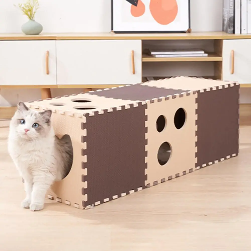 Interactive Toy 14Pcs Cozy Puppy Play Tube Kitten Tunnel EVA Kitty Tunnel Mats Scratch-resistant Pet Supplies
Interactive Toy 14Pcs Cozy Puppy Play Tube Kitten Tunnel EVA Kitty Tunnel Mats Scratch-resistant Pet Supplies