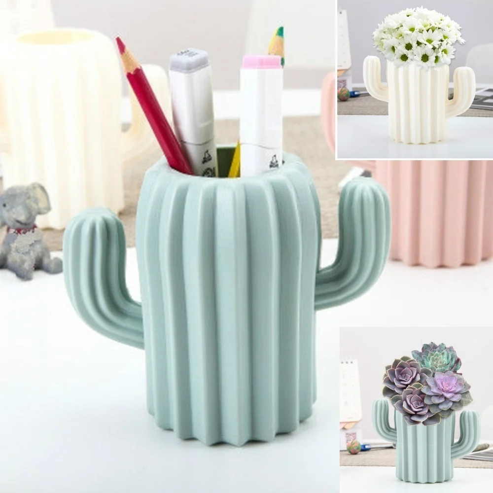 Cactus Desktop Organizer Pencil Pen Holder Container Brush Pot Stationery Office
Cactus Desktop Organizer Pencil Pen Holder Container Brush Pot Stationery Office