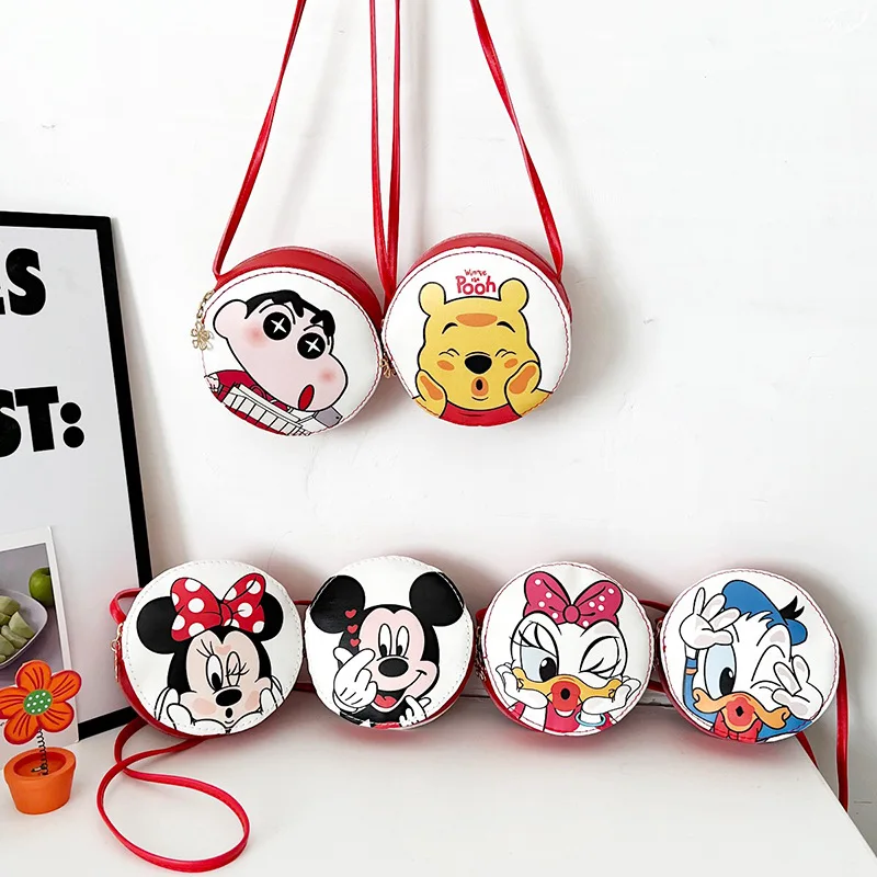Disney Mickey Mouse PU Printed Bag Mickey Minnie Shoulder Purse Cartoon Anime Bags for Girls Messenger Wallet Birthday Gift
Disney Mickey Mouse PU Printed Bag Mickey Minnie Shoulder Purse Cartoon Anime Bags for Girls Messenger Wallet Birthday Gift