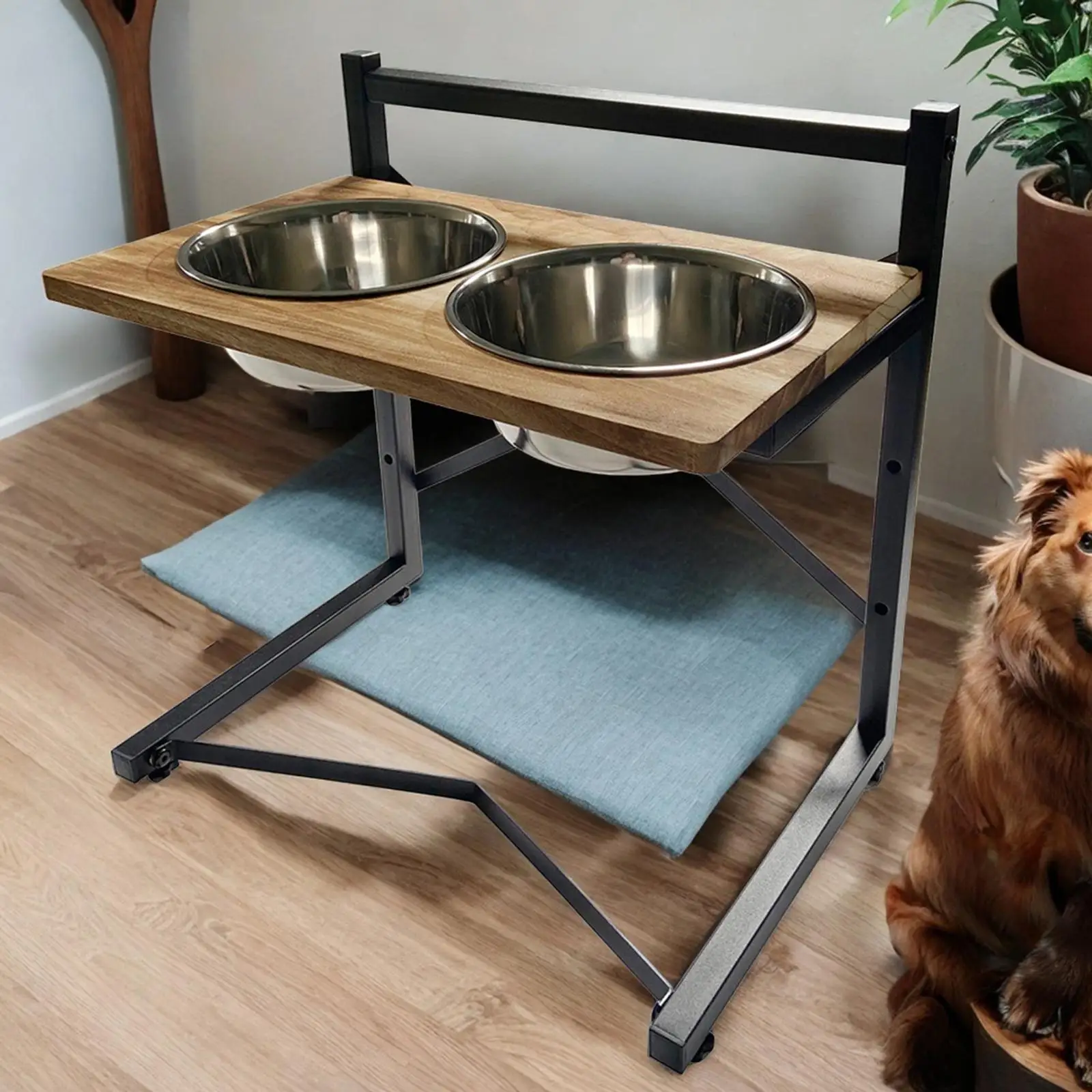 Elevated Dog Bowls Raised Pet Bowl with 2 Stainless Steel Bowls Pet Feeder Dog Food Bowls for Cats Puppy Small Medium Large Dogs
Elevated Dog Bowls Raised Pet Bowl with 2 Stainless Steel Bowls Pet Feeder Dog Food Bowls for Cats Puppy Small Medium Large Dogs