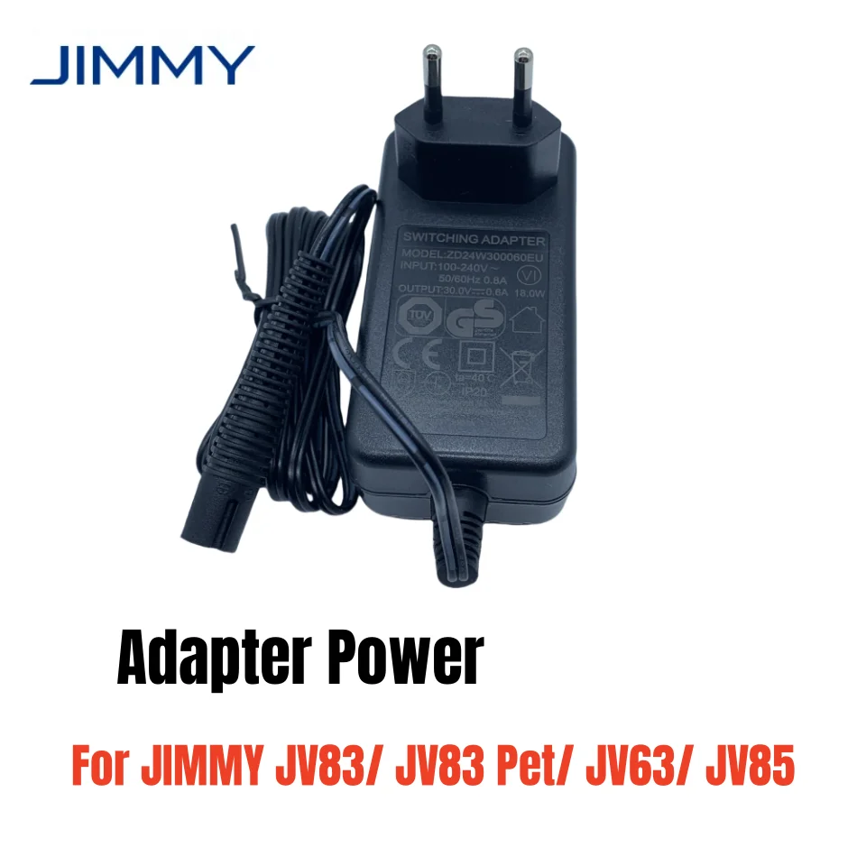 Оригинальная зарядка для JIMMY JV83/JV83 Pet/JV63/JV85, портативный беспроводной пылесос, детали адаптера питания
Оригинальная зарядка для JIMMY JV83/JV83 Pet/JV63/JV85, портативный беспроводной пылесос, детали адаптера питания