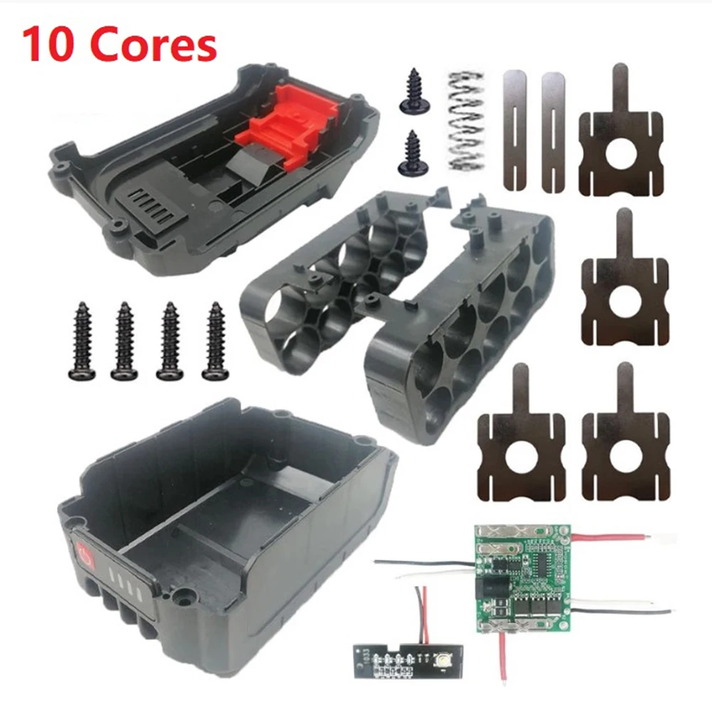 10-Hole Battery Case For Lomvum Zhipu Hongsong Jingmi 18V Lithium Battery Case Charge Protection Circuit Board PCB
10-Hole Battery Case For Lomvum Zhipu Hongsong Jingmi 18V Lithium Battery Case Charge Protection Circuit Board PCB