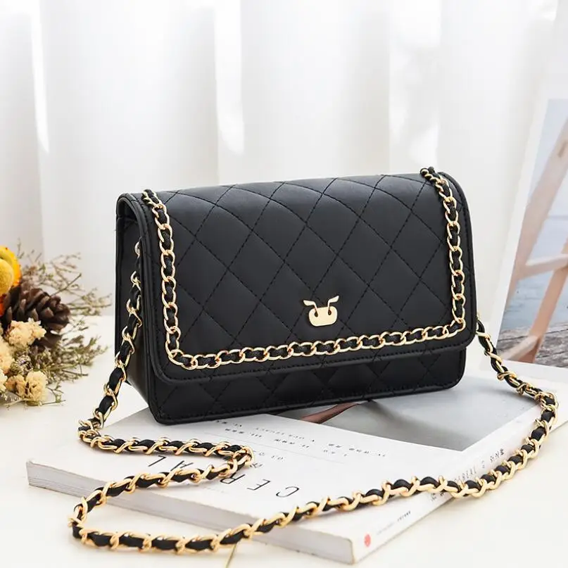 Summer New Fashion Rhombus Chain Bag All-match Messenger Small Bag Leather Flip Small Square Bag Luxury Female Crossbody Bags
Summer New Fashion Rhombus Chain Bag All-match Messenger Small Bag Leather Flip Small Square Bag Luxury Female Crossbody Bags