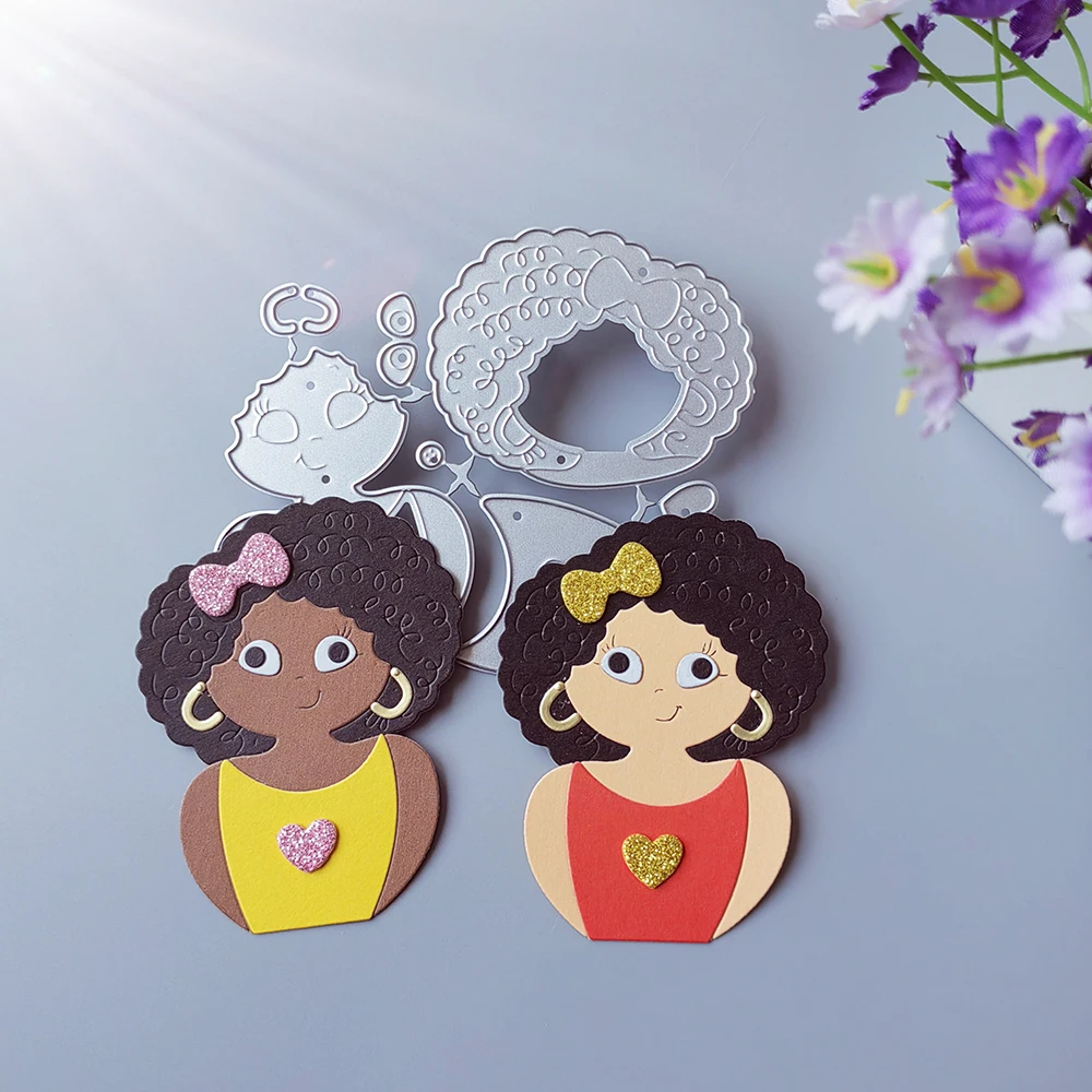New beautiful girl cutting dies scrapbook decoration embossed photo album decoration card making DIY crafts
New beautiful girl cutting dies scrapbook decoration embossed photo album decoration card making DIY crafts