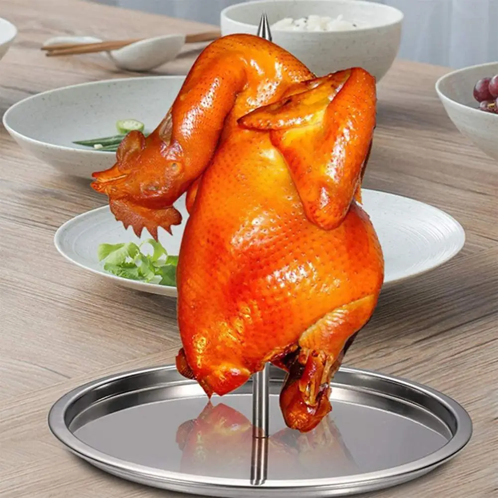 Chicken Roaster Rack Vertical Skewer Barbecue Grilling Rack Meat Spit Perfect For Steak Chicken Meats Beer Smoker Accessori W1L6
Chicken Roaster Rack Vertical Skewer Barbecue Grilling Rack Meat Spit Perfect For Steak Chicken Meats Beer Smoker Accessori W1L6
