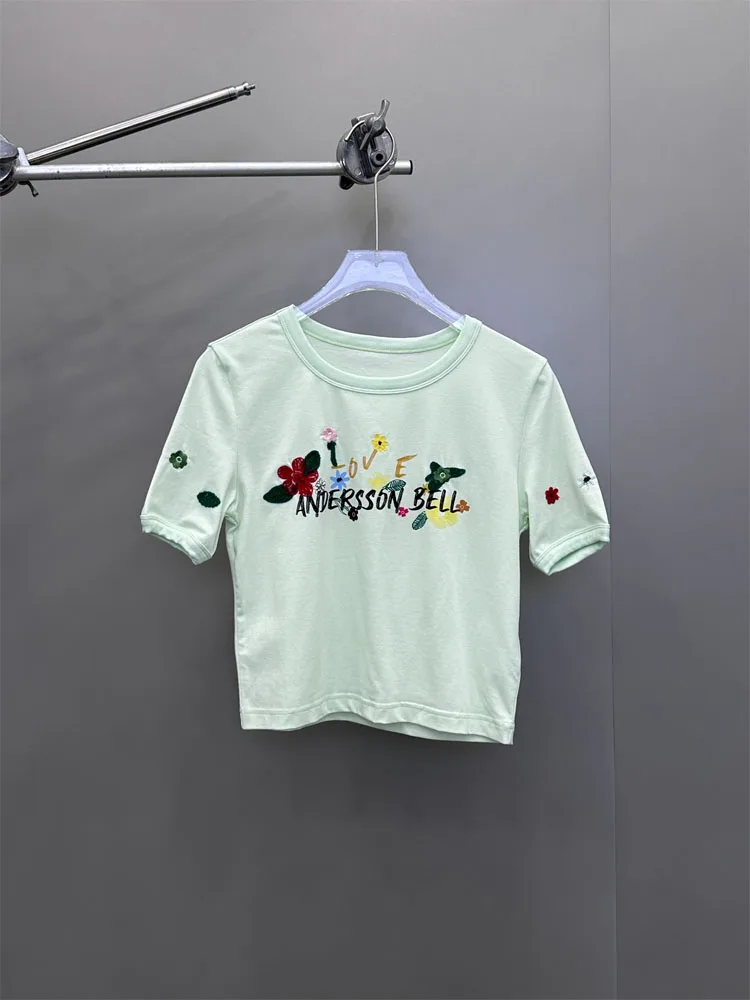 2023 New Spring And Summer Women Comfortable Casual Lightweight Breathable Embroidered Cotton T-Shirt
2023 New Spring And Summer Women Comfortable Casual Lightweight Breathable Embroidered Cotton T-Shirt