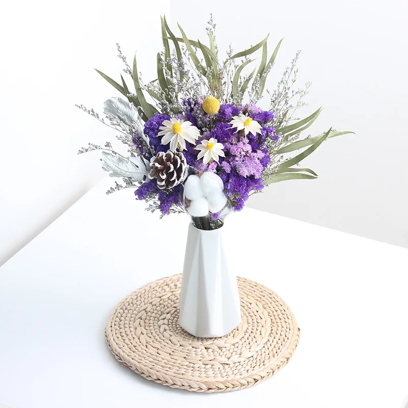 Natural Rose Wtar Qir - Dried Eucalyptus Bouquet For Home Living Room Table Decoration
Natural Rose Wtar Qir - Dried Eucalyptus Bouquet For Home Living Room Table Decoration