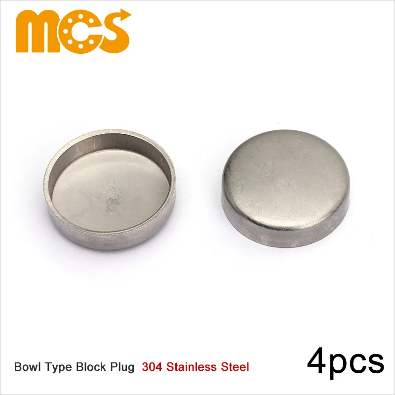 4pcs Stainless Steel Bowl Type Plug Push-in Cap Expansion Plug for Car Truck Tractor Engine Water Block Thicken Sealing
4pcs Stainless Steel Bowl Type Plug Push-in Cap Expansion Plug for Car Truck Tractor Engine Water Block Thicken Sealing
