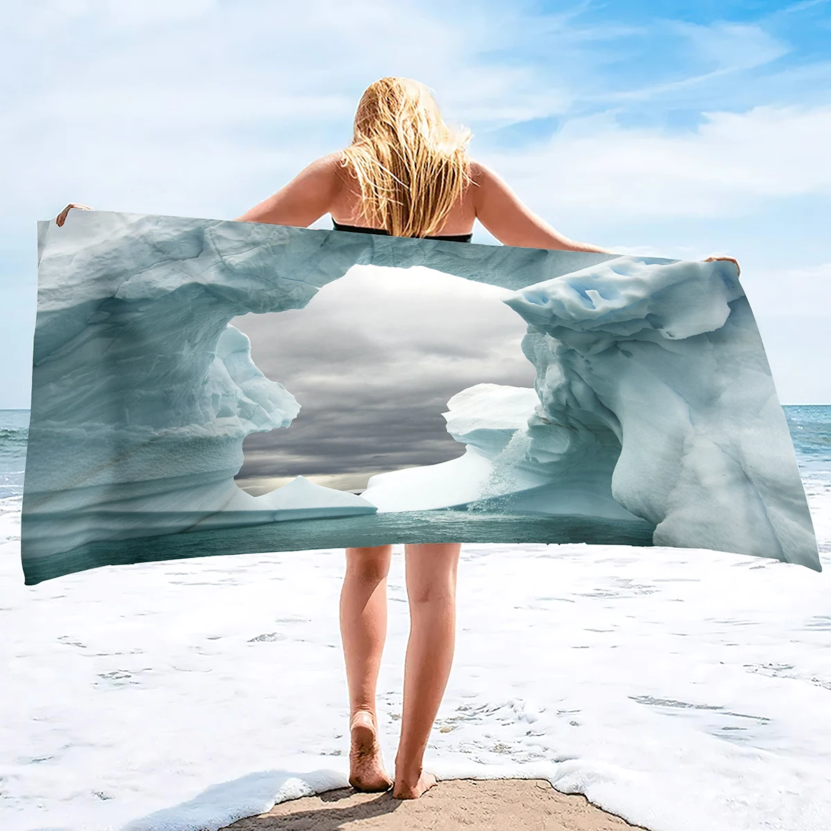 Antarctic Iceberg Beach Towel Quick-Dry Bath Pool Towels Sand Proof Highly Absorbent Beach Accessories for Adults Travel Picnic
Antarctic Iceberg Beach Towel Quick-Dry Bath Pool Towels Sand Proof Highly Absorbent Beach Accessories for Adults Travel Picnic