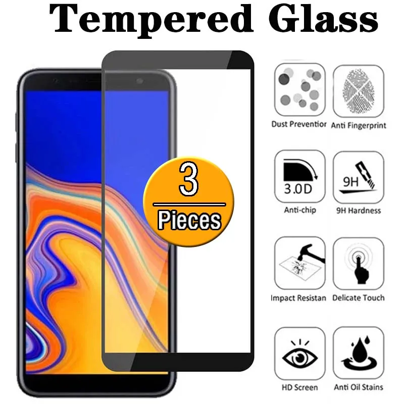 

9D Tempered Glass on For Samsung Galaxy A5 A7 A9 J2 J3 J7 J8 2018 Glass A6 A8 J4 J6 Plus 2018 Screen Protector Glass Film Case