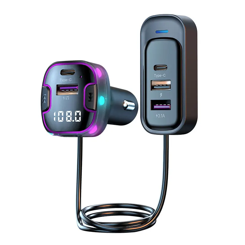 Автомобильный Комплект FM-передатчика Bluetooth 5.3, Громкая Связь, Зарядка На Заднем Сиденье, Двойной USB 3.1A, Поддержка U-...
Автомобильный Комплект FM-передатчика Bluetooth 5.3, Громкая Связь, Зарядка На Заднем Сиденье, Двойной USB 3.1A, Поддержка U-...