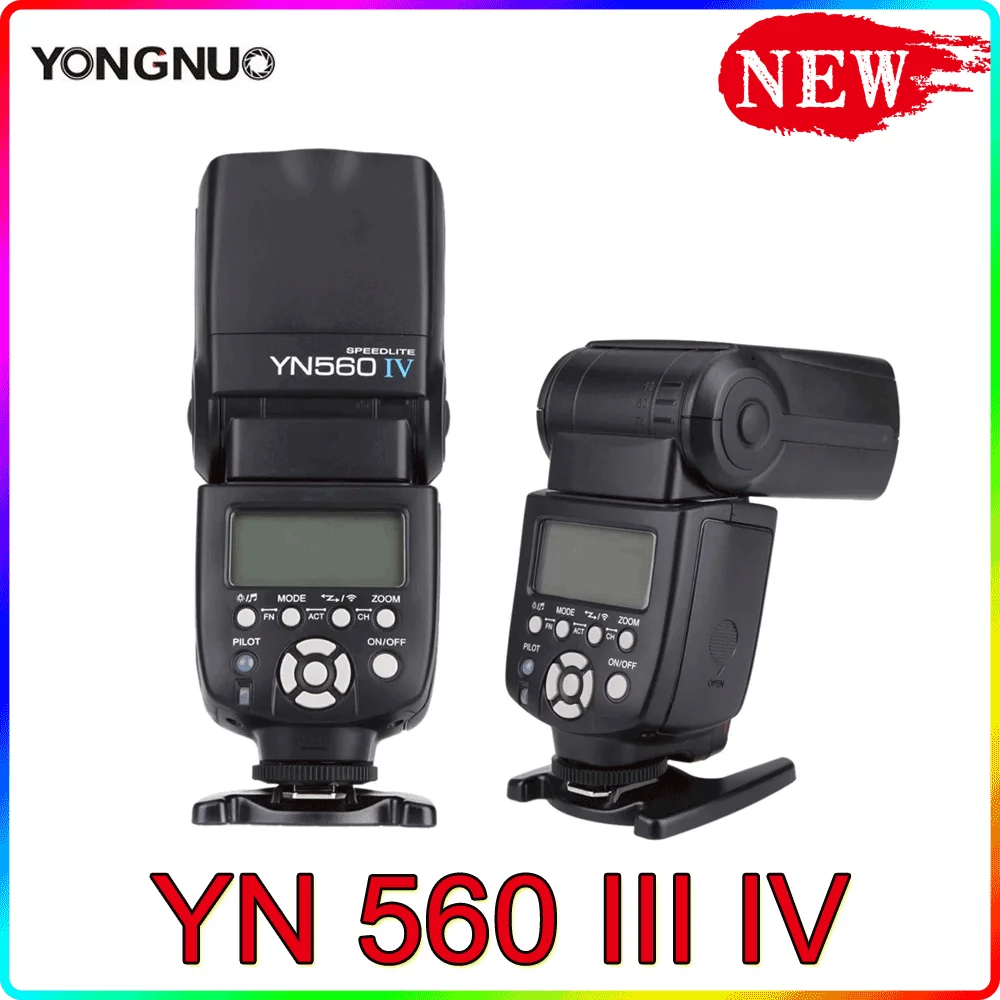 YONGNUO YN 560 III IV Wireless Master Flash Speedlite for Nikon Canon Olympus Pentax DSLR Camera Flash Speedlite Original
YONGNUO YN 560 III IV Wireless Master Flash Speedlite for Nikon Canon Olympus Pentax DSLR Camera Flash Speedlite Original
