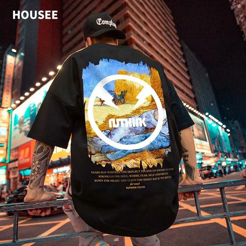 Guochao smiling face little devil short sleeve men's fashion brand hip hop loose half sleeve large men's summer fashion T-shirt
Guochao smiling face little devil short sleeve men's fashion brand hip hop loose half sleeve large men's summer fashion T-shirt