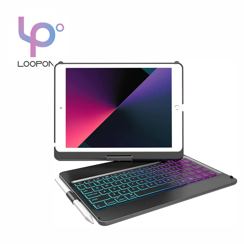 360 Degree rotate Bluetooth Wireless Keyboard Backlight Case Cover Bluetooth Keyboard For iPad Pro 10.5
360 Degree rotate Bluetooth Wireless Keyboard Backlight Case Cover Bluetooth Keyboard For iPad Pro 10.5