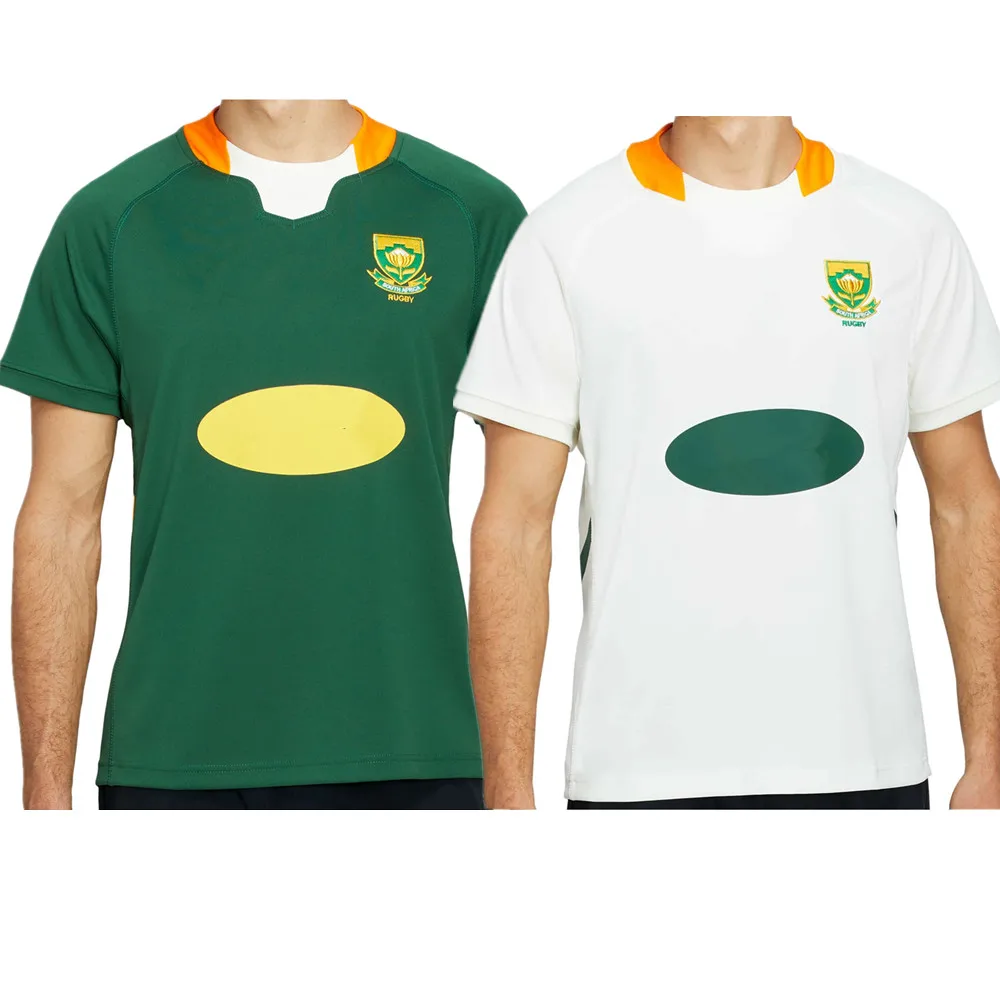 

new 2023 South Africa rugby jersey home away Rugby Shirt Commemorative Edition t-shirt jerseys big size S-5xl