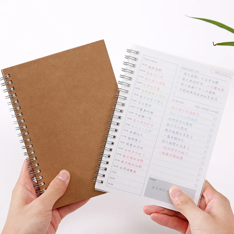 2021 Notebooks Agendas Planner Diary Weekly Spiral Organizer Libretas A5 Note Books Monthly Kraft Paper Schedule
2021 Notebooks Agendas Planner Diary Weekly Spiral Organizer Libretas A5 Note Books Monthly Kraft Paper Schedule