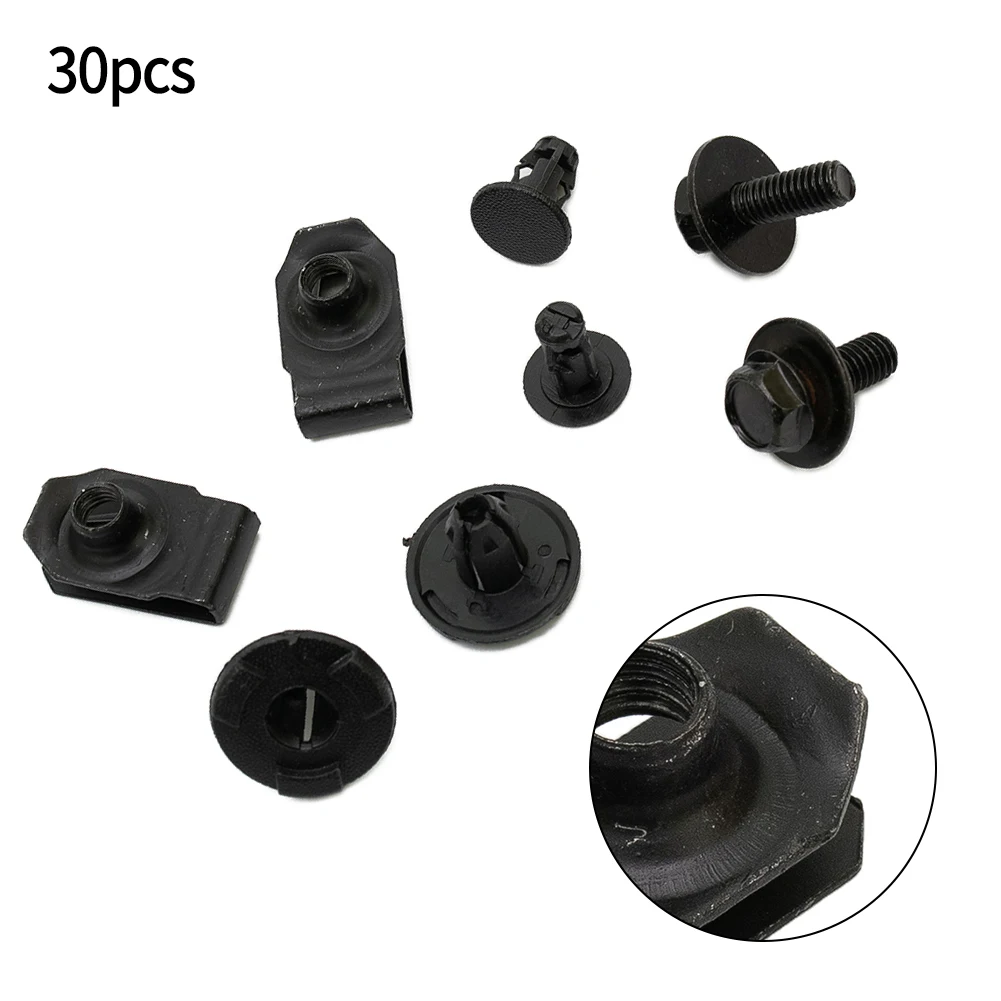 Engine Undertray Cover Clips Metal Bolt Fixed Nut Clamps For Nissan 30Pcs/Set
Engine Undertray Cover Clips Metal Bolt Fixed Nut Clamps For Nissan 30Pcs/Set