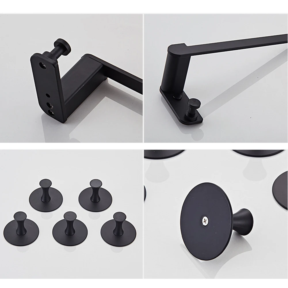 Bathroom Towel Rack Set Space Aluminum Bath Towel Holder Wall Mounted Coat Rack Waterproof Space Saving Storage Rack Combination
Bathroom Towel Rack Set Space Aluminum Bath Towel Holder Wall Mounted Coat Rack Waterproof Space Saving Storage Rack Combination