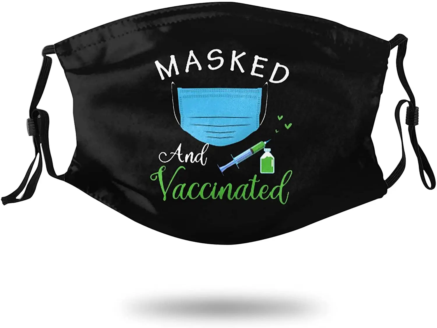 Vaccinated Face Mask, Reusable Washable Dustproof with Filters Neck Gaiter Bandanas for Adults Traveling Black
Vaccinated Face Mask, Reusable Washable Dustproof with Filters Neck Gaiter Bandanas for Adults Traveling Black