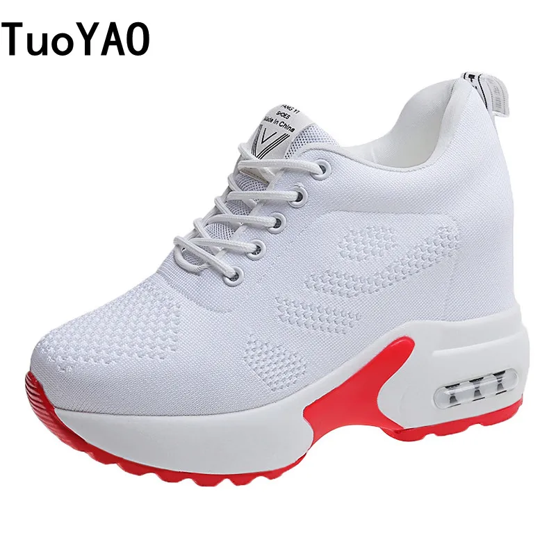 Summer Breathable Mesh Shoes 2022 Women Chunky Sneakers Platform Casual Shoes Wedge Trainers Female Vulcanized Shoes Woman 10cm 
Summer Breathable Mesh Shoes 2022 Women Chunky Sneakers Platform Casual Shoes Wedge Trainers Female Vulcanized Shoes Woman 10cm